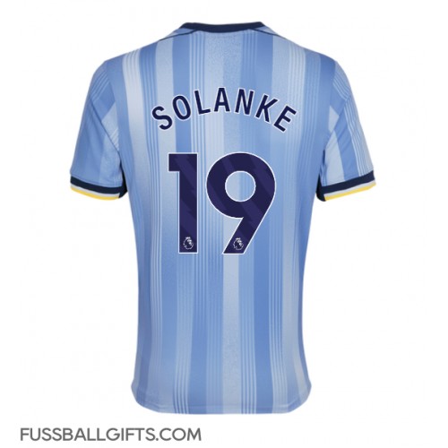 Tottenham Hotspur Dominic Solanke #19 Fußballbekleidung Auswärtstrikot 2024-25 Kurzarm